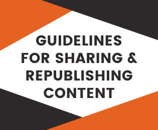 guidelines for sharing and republishing content